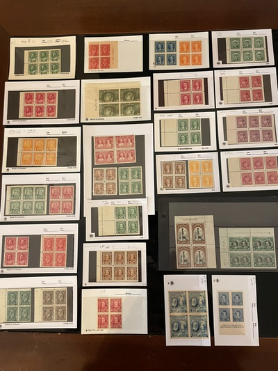Canadian Stamps blocks and booklet panes -mint never hinged & MH, View more