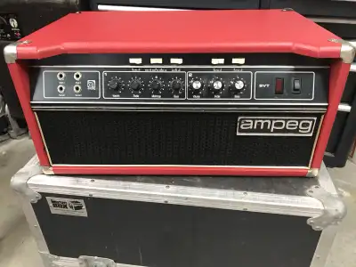 Vintage Ampeg 300W Tube Bass Amp – Legendary Tone, View more