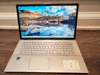 17.3" Asus Laptop, 11th Gen i7 @ 2.80 GHz, 12GB RAM, 512GB SSD