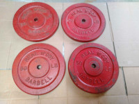 Four 50 lbs Weight Plates