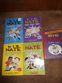 Big Nate 5 books for $15 Like new