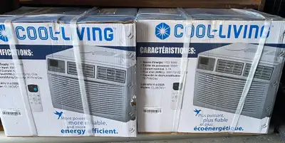 Two NEW 8000 BTU Window Air Conditoners,, View more