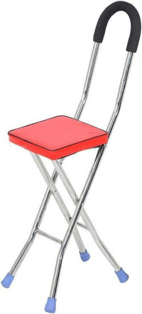 Folding Cane Seat - Red
