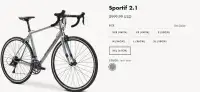 Fuji Sportif 2.1 Bike - XXL (61CM)