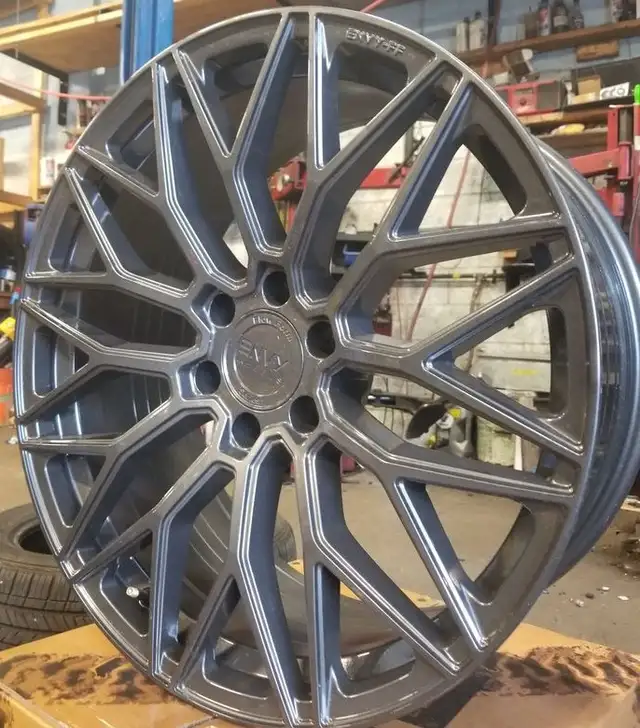 22" 5x114.3 rims for sale : Envy FF-2 Gunmetal in Tires & Rims in City of Toronto - Image 2