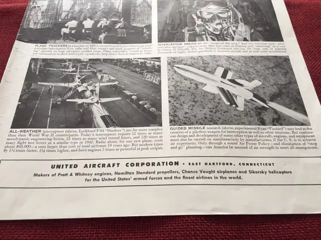 1952 United Aircraft Corporation Original Ad in Magazines in North Bay - Image 4