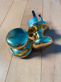 Weiser brass door knob sets