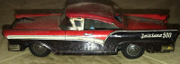 Vintage Toymaster Tin Friction Ford Fairlane 500 Japan 7.5" Red