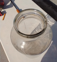 Antique glass specimen jar