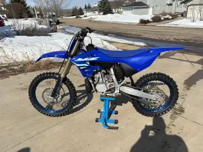 Selling my bike has 3.1 hours. Comes with stand, vp racing fuel jug and extra oil. Text 780-699-5723...