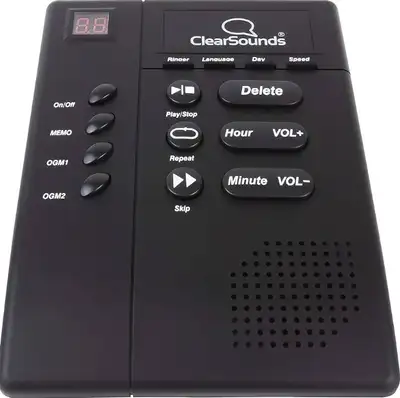 ClearSounds ANS3000 Digital Amplified Answering Machine, View more
