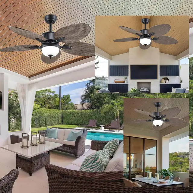 NEW 50 Inch Ceiling Fan with Light Remote/APP Control 6 Speed in Indoor Lighting & Fans in Mississauga / Peel Region - Image 4