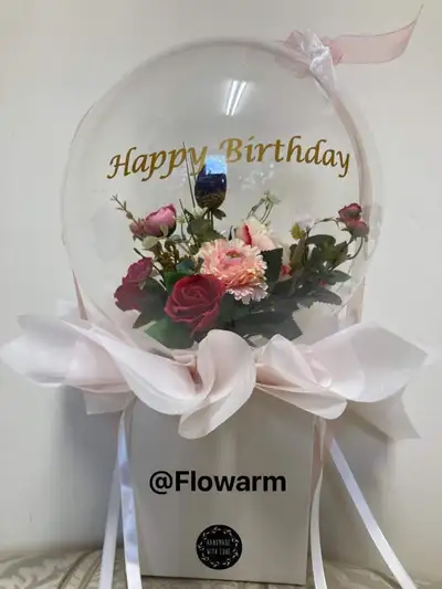 Custom Handmade Flower Balloon – Fully Personalized, View more