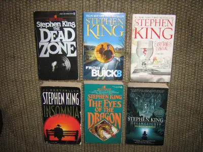STEPHEN KING ASSORTED PAPERBACK BOOK LOT, View more