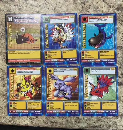 Digimon Bandai cards lot set 4, View more