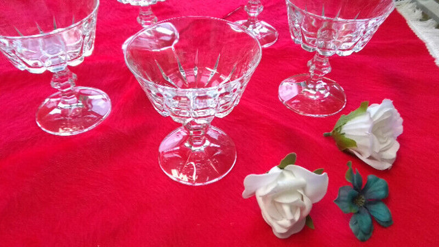 5 Crystal Sherbet glasses in Kitchen & Dining Wares in Mississauga / Peel Region - Image 2