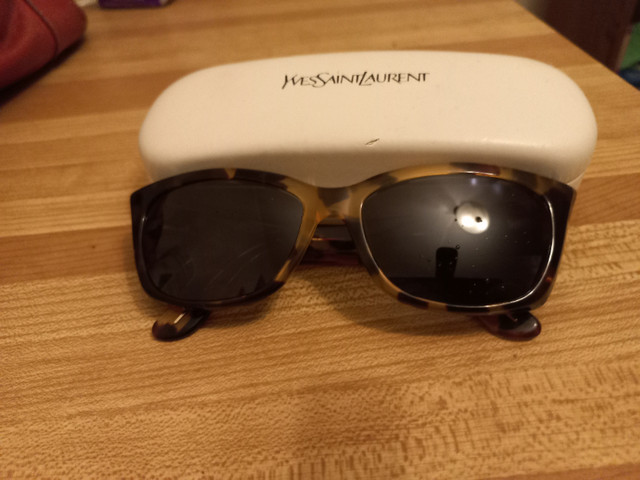 YSL sunglasses plus case in Women's - Other in Mississauga / Peel Region