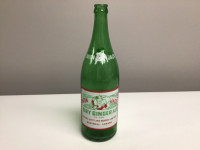 Rare Vintage Union Jack Ginger Ale 30 oz bottle by Eskimo Co.
