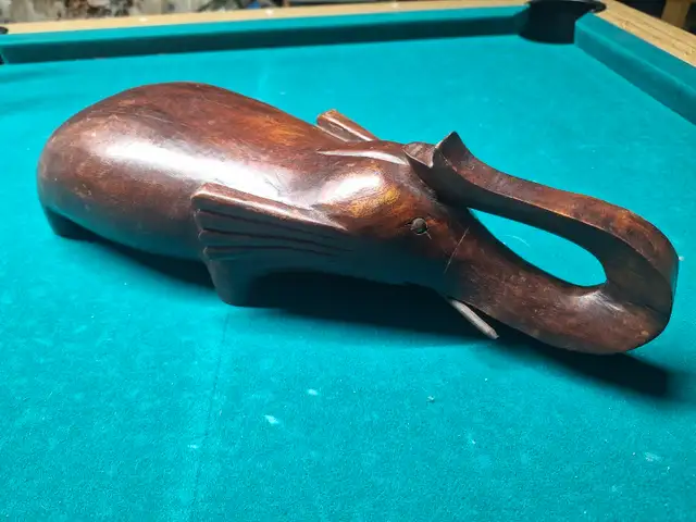 Large hand carved elephant collection62863258584194124