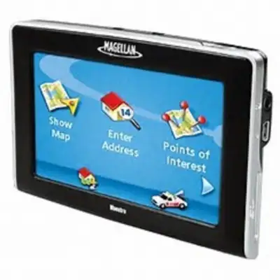 Magellan Maestro 4210 GPS, Ultra slim design, 4.3” touch screen Including, Built in AAA Tour Book, w...