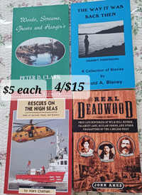 4 true adult reads: SEA RESCUES, HANGINGS, MEMORIES; OLD WEST:W