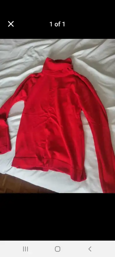 Red Turtleneck Sweater, View more