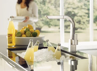 New - MOEN 90 Degree Single Handle Pull-Out Kitchen Faucet $400