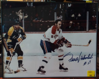 NHL Hockey Autograph Signed Photos Sidney Crosby Frank Mahovlich