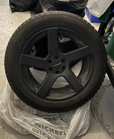 Start early and avoid the Rush Selling my VISION Rim in Black Matte Finish with Michelin X-ICE Only...