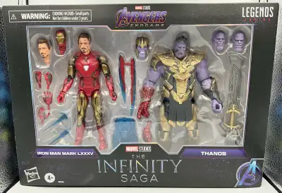 Avengers The Infinity Saga-Iron Man Mark LXXXV & Thanos-Sealed, View more