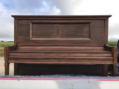 FREE BASIC BROWN BOXY USED-TO-BE PLAYER PIANO FREE DELIVERY, View more