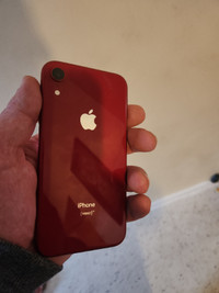 RED 64GB IPHONE XR WITH OTTER BOX CASE.  UNLOCKED!