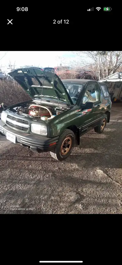 2001 tracker, 2.0L, only 158000kms, 4x4 automatic transmission, mvi jan27. Needs a new serpentine be...