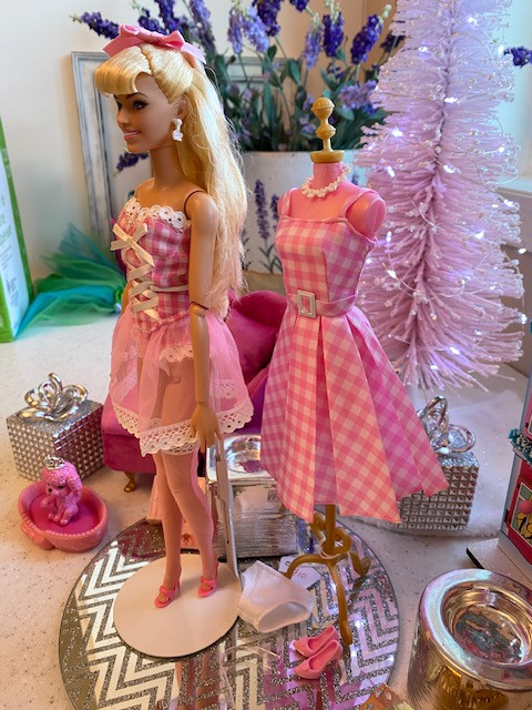 BARBIE MOVIE DOLL Redressed in FASHION AVENUE Lingerie NEW in Arts & Collectibles in St. Albert - Image 3