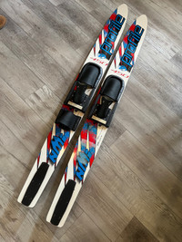 66” combo waterskis. $100. New 