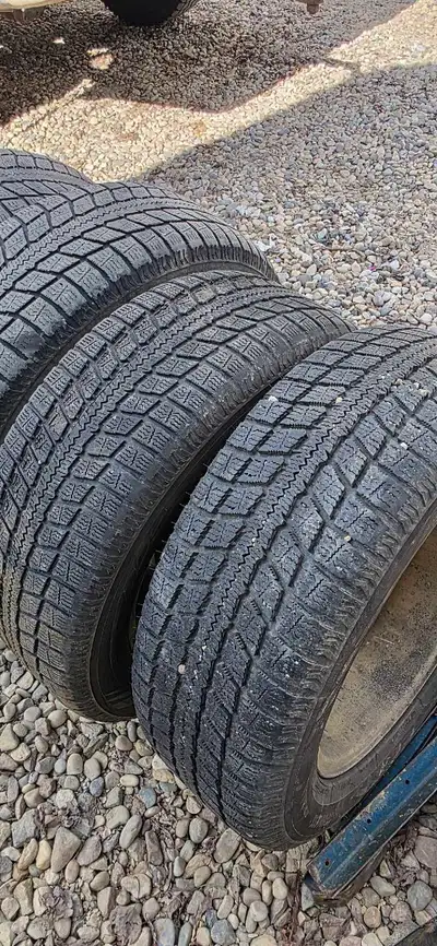I'm selling a set of four winter tires, size 225 65 R17, mounted on chevy uplander rims. These tires...