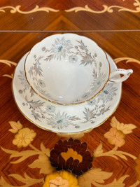 Vintage Bone China Wide Mouth tea cup & saucer- Coalport, made i