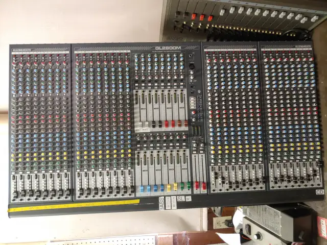 $1000.00 Allen & Heath 36 channel monitor mixing console