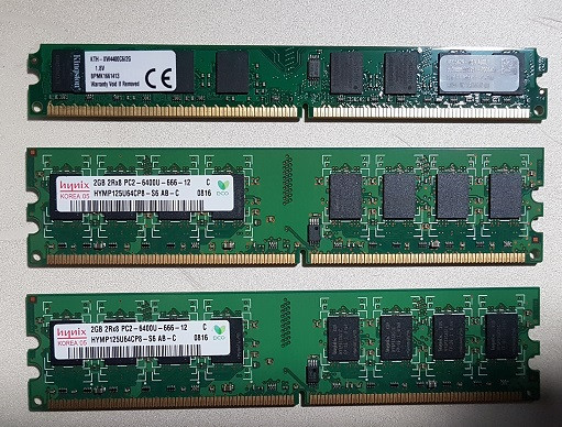 Rams Memory, Hynix DDR2 rams 2GB desktop memory dans Cartes-mémoires et clés USB  à Laval/Rive Nord - Image 2