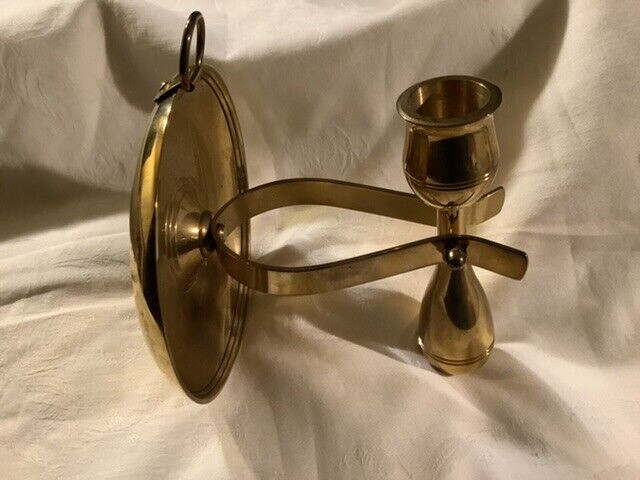 Rare Antique Skultuna Copper Wall Sconce/Table Candle Holder in Arts & Collectibles in Belleville - Image 4