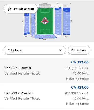 Toronto FC Tickets, View more