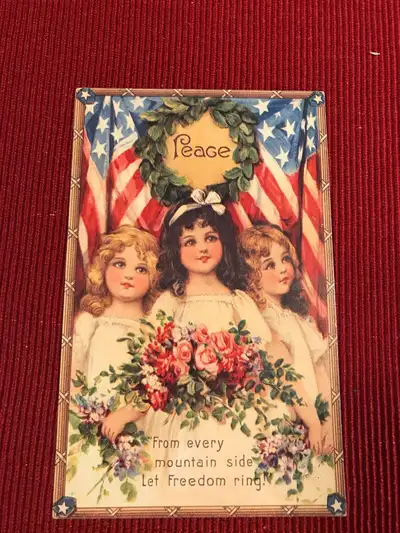 POSTCARD MEMORIAL DAY “PEACE” - repo, View more