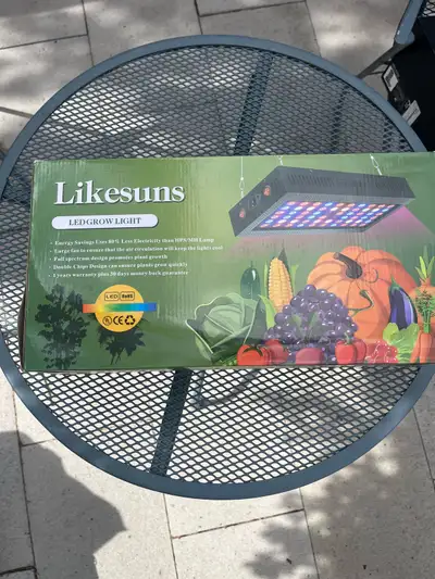Boost your indoor gardening with this Likesuns LED Grow Light, which is in new condition and still i...