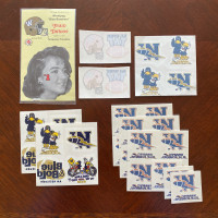 Lot of Vintage Wpg Blue Bombers Temporary Tattoos 