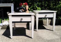 Refinished Side Tables ( bedside tables)