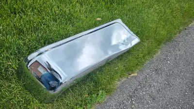 F150 bumpers right and left As is Slightly damaged Make me an offer and it’s yours Pickup Bradford o...