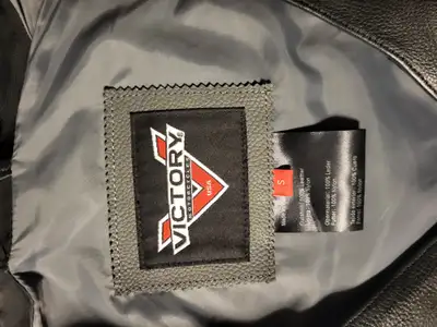 VICTORY size small leather bike vest.  Worn maximum 4 times., View more
