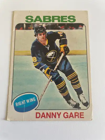 1975-76 OPC 64 Danny Gare Buffalo Sabres Right Wing, View more