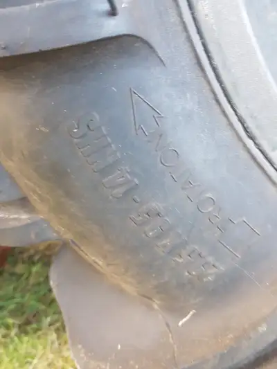 Stock tires and rims off my polaris xp 1000 hi lifter ,1300kms on tires,went with different set up 2...