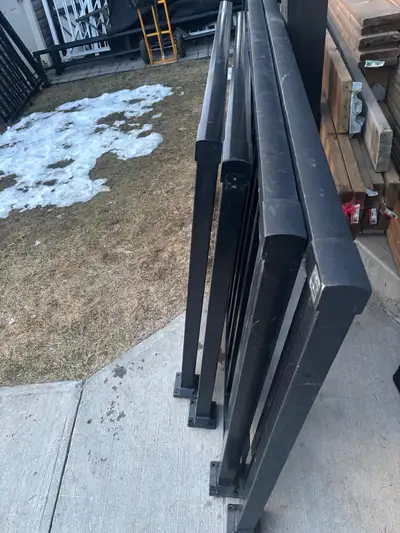 Black Aluminum Deck Railing (Around 31 Feet Total), View more